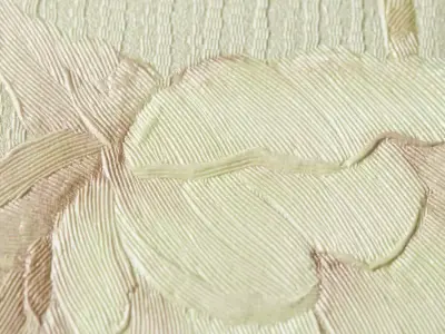 Embossed Floral Wallpaper Texture