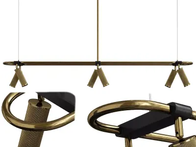 CURRENT RESTORATION CHANDELIER Low-poly 3D model