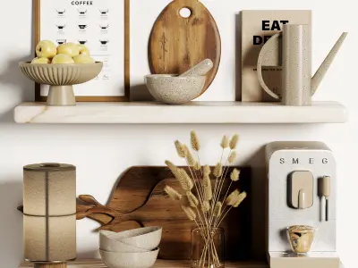 kitchen accessories 06 3D model purchase