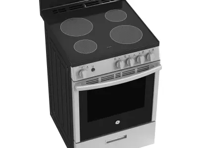General Electric GE freestanding electric range 3D model
