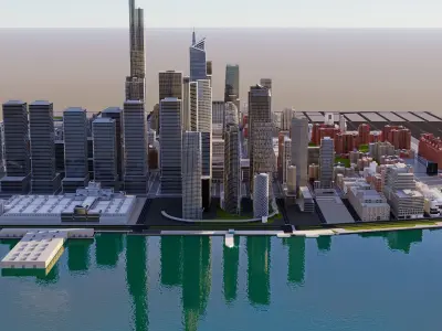 Midtown Manhattan New York 3D model