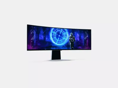 49 Inch Odyssey OLED G9 G95SD DQHD 240Hz Gaming Monitor 1 3D model