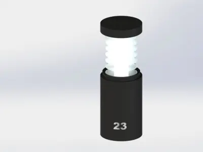 modern lantern 3D model