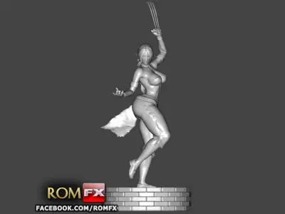 Street Fighter Vega Female Version - Printable 3D print model