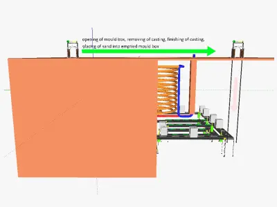 Modular kiln 3D model