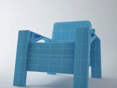 Armchair Carpenter 3D model