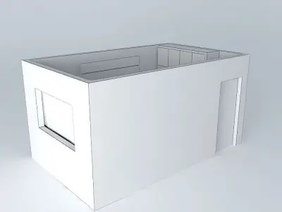 Double bedroom interior Free 3D model