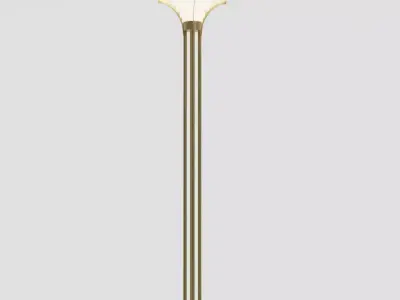 Jean Perzel Art Deco Floor Lamp 38 Low-poly 3D model
