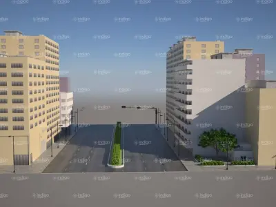 Building Blocks - Modular Kit Low-poly 3D model