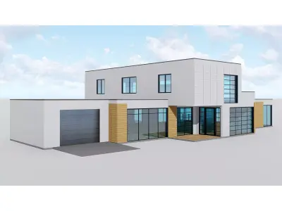 Modern House 15 3D model
