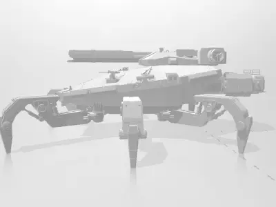 Mobile ion cannon 3D print model