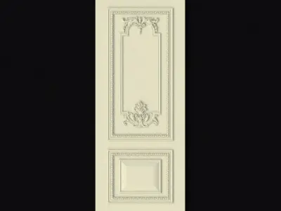 DOOR High quality 3d models for processing on a cnc machine STL  3D model