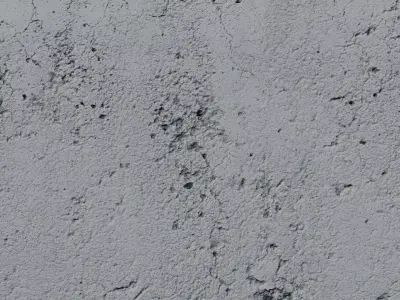  Damaged Concrete Wall PBR Texture