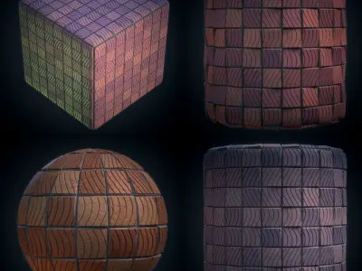 Stone Floor material - VOL 06 - Maps - SBsar Texture
