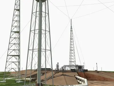 Launch Complex 39B Clean Pad 3D model