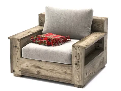 Garden Armchair 3D model