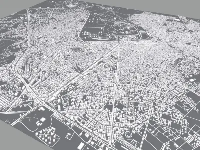 Cityscape Batman Turkey 3D model