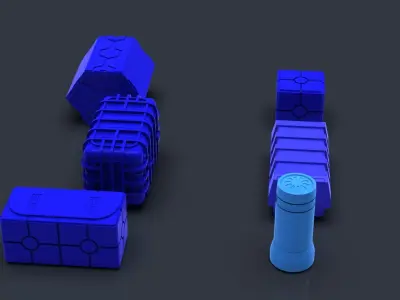 star wars cargo pack 3D print model