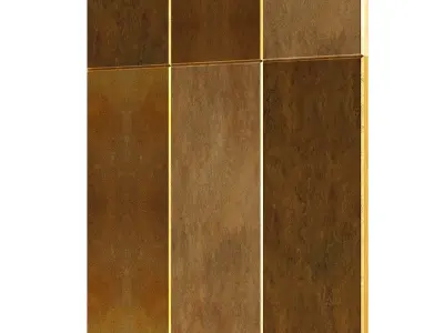 Rusted Metal Tiles 3D model