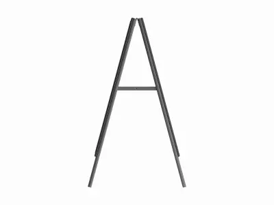 Dual Pavement Sign Poster 3D model