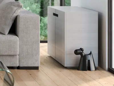 Interior scene for sofa advertising 3D model