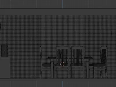 Living room 3D model 123