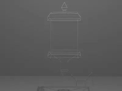 Wall Lamp Free low-poly 3D model