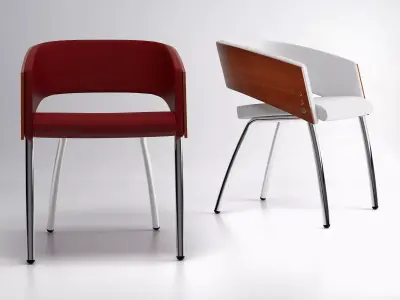 M - modern dining chair 3D model