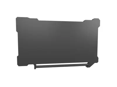 UHD High tech Graphical Interface v4 002 Low-poly 3D model