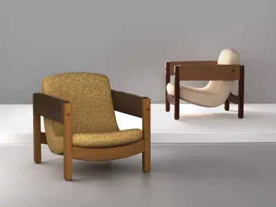 Jimi person lounge chair 3D model