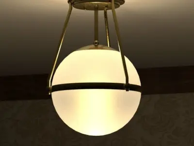 Modern Light 01 Free low-poly 3D model