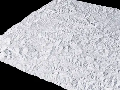 Longba China City Landscape 3D Model 3D model