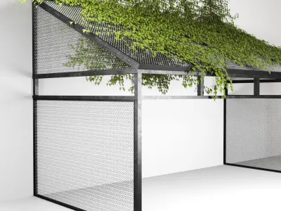 Metal canopy  3D model