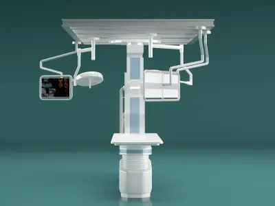 C-Arm X-Ray Machine 3D model