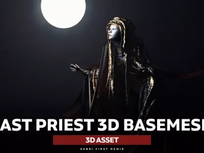 Last Priest 3D Base Mesh Model 3D model