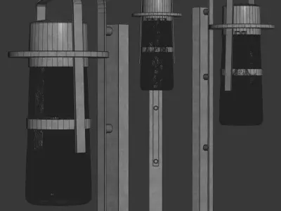 Balthus outdoor light  3D model