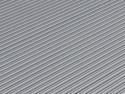 Ribbed Aluminum Roller Shutter  Texture