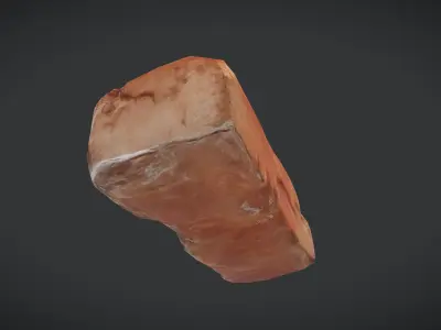 Brick Low-poly 3D model