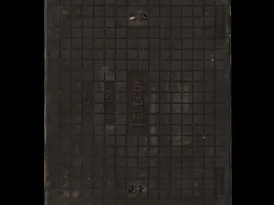 9 Manholes Textures Pack Texture