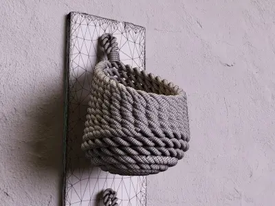 Woven Pot 3D model