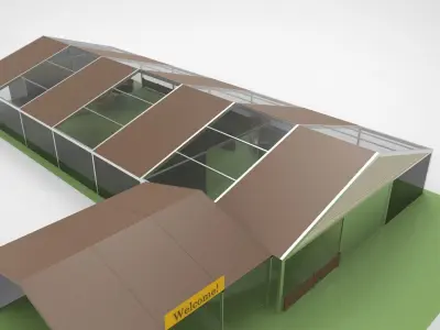  large tent event 3D model