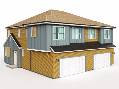 Single Family House-6 3D model