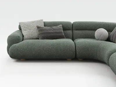 Valley Sofa E 3D model