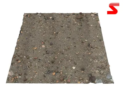 Stone Desert 16K Low-poly 3D model