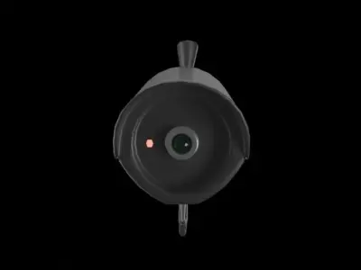 Simple Low Poly Security Camera Low-poly 3D model