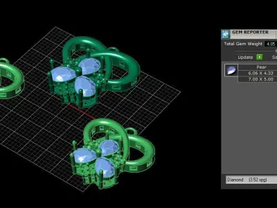 Half set 0048 3D print model