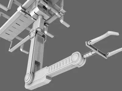 Sci Fi Lab Arm 3D model