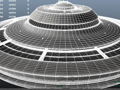 UFO Spaceship 3D model