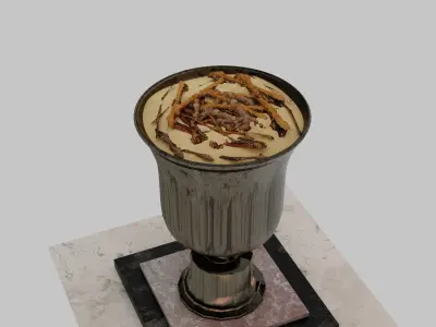 Zoroastrian Eternal Flame Free low-poly 3D model