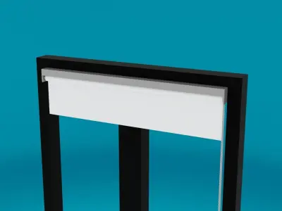 Roller Blinds Free 3D model